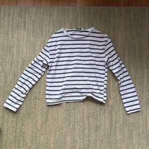 NA-KD Brown Striped Long Sleeve Top
